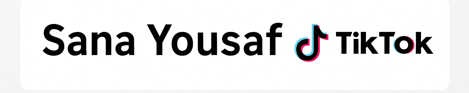 SanaYousaf.com