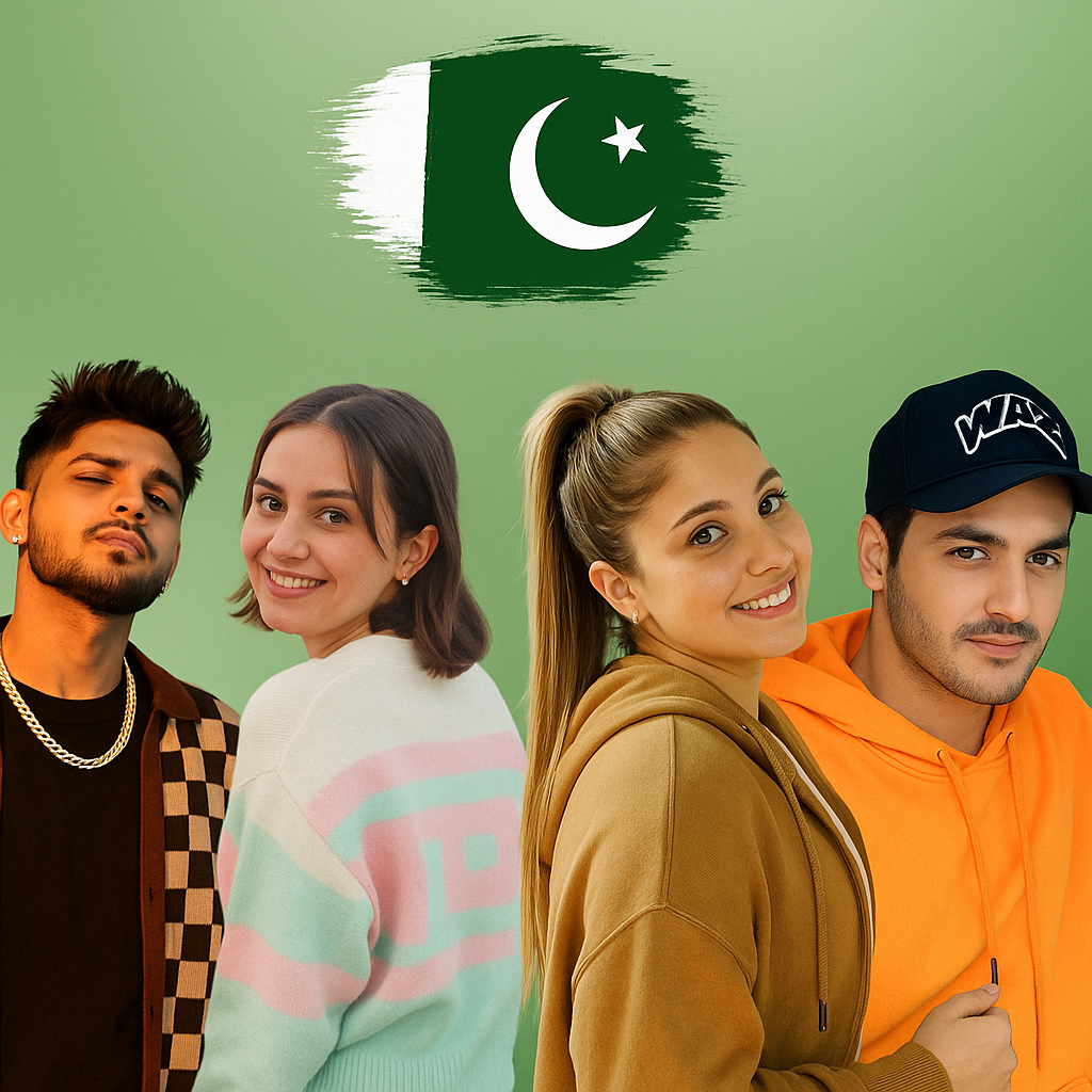 Young TikTok Creators from Pakistan in 2025
