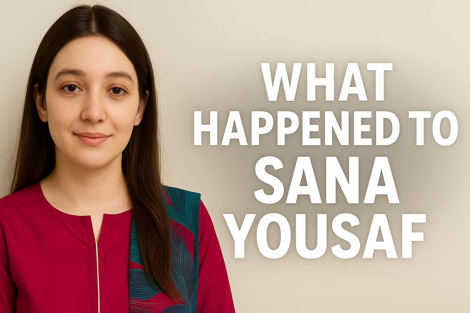 What Happened to Sana Yousaf?
