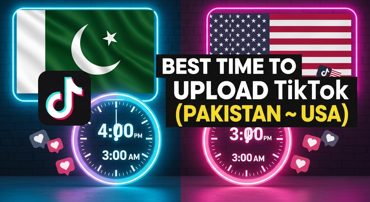 Best Pakistani Time to Upload TikTok Videos for USA Audience